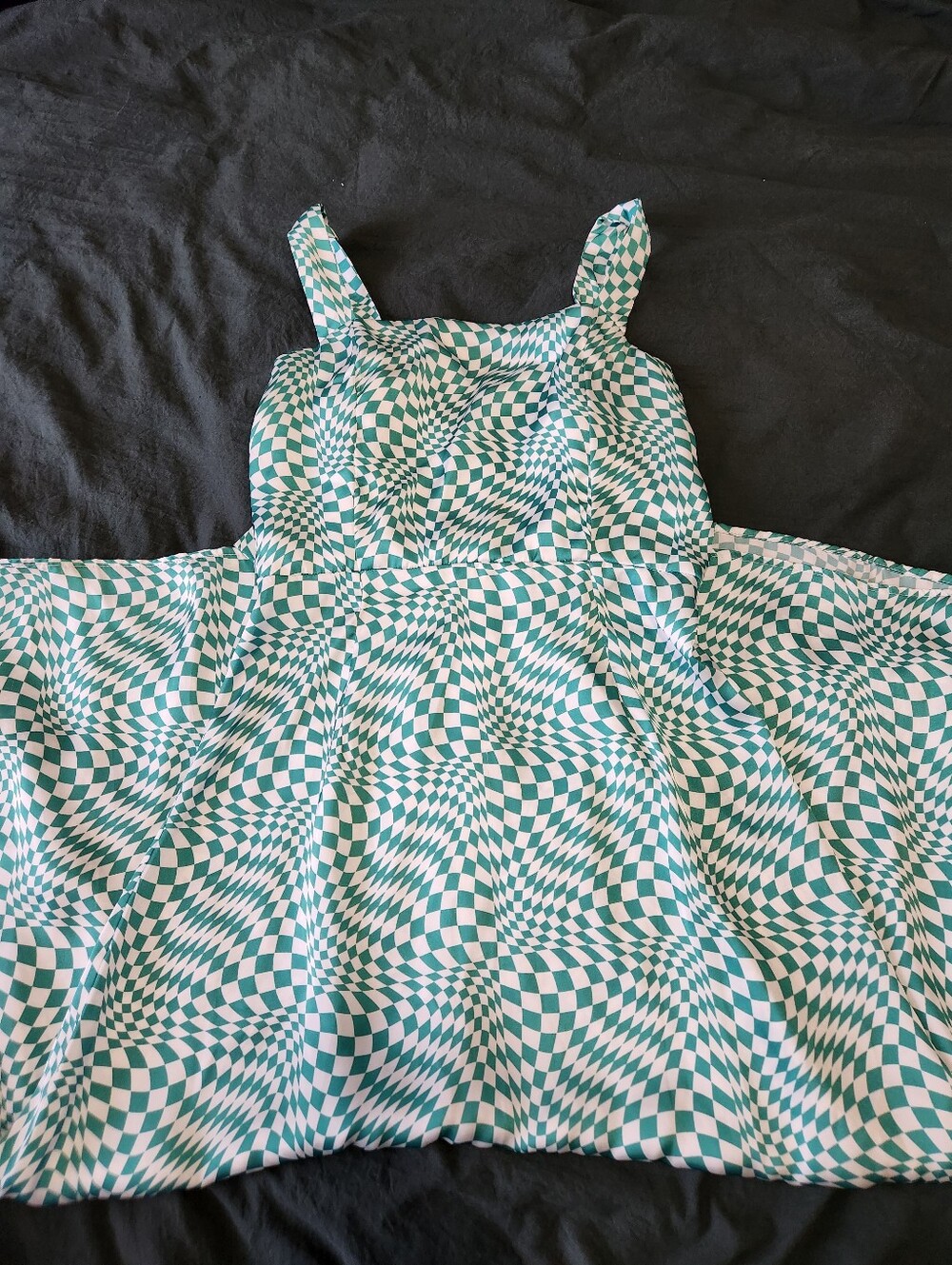Lisa Says Gah Checkered Dress